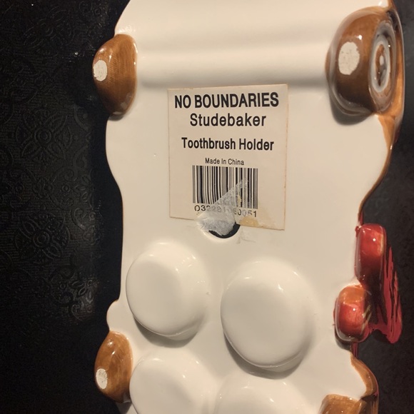 Surfer Beach Bum Studebaker Woody Station Wagon Toothbrush / Pen Pencil Holder - Picture 6 of 6